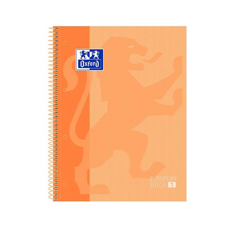 Cuaderno Oxford Microperforado Europeanbook 1 Tapas Extraduras 80H 90G 400119096