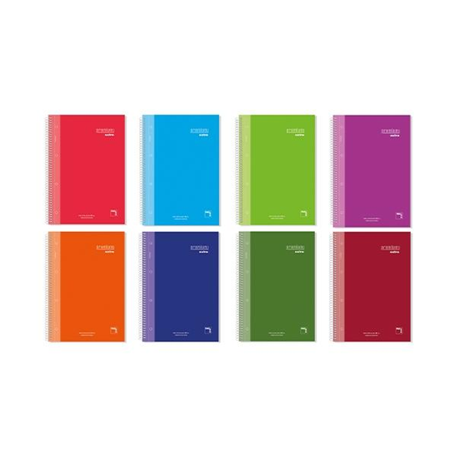 Cuaderno Pacsa Microperforado Premium Extra Tapa Forrada 120h 90g Cuadrícula 5x5 A4