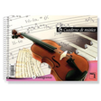 Cuaderno Pacsa de Musica 4 Pentagramas Espiral Cuarto