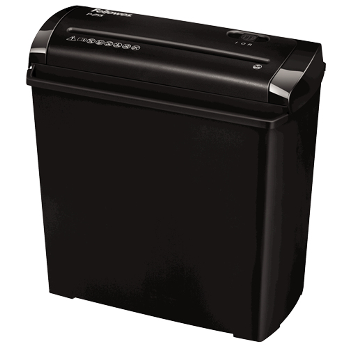 Destructora Fellowes P-25S/ Corte en Tiras de 7mm/ Negra