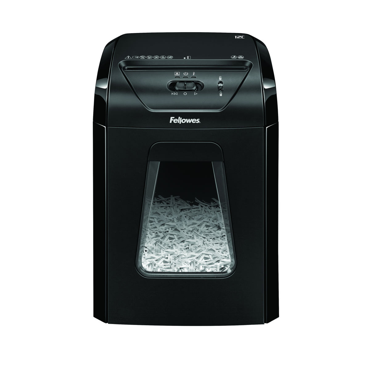 Destructora Fellowes 12C/ Corte en Partículas de 4 X 40mm/ Negra