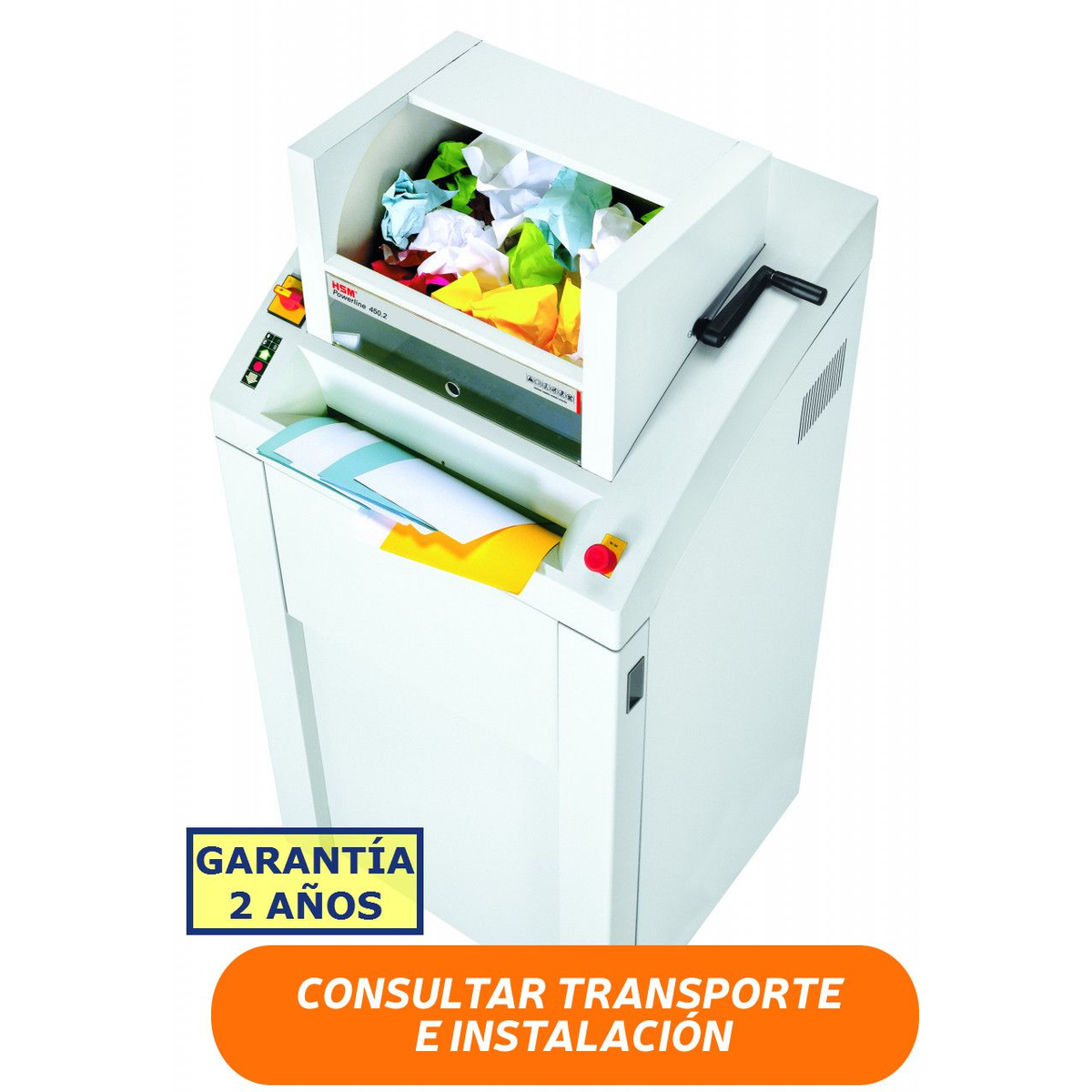 Destructora HSM /powerline 450.2 3,9X40 3X400V/50HZ Eu