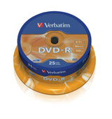DVD-R Verbatim 43522 4,7GB 16x, 25 unidades
