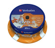 DVD-R Verbatim 43538 4,7GB 16x imprimible, 25 unidades