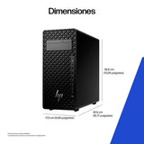 PC sobremesa HP Z2 TWR G1I DP2L0ET#ABE vista 3