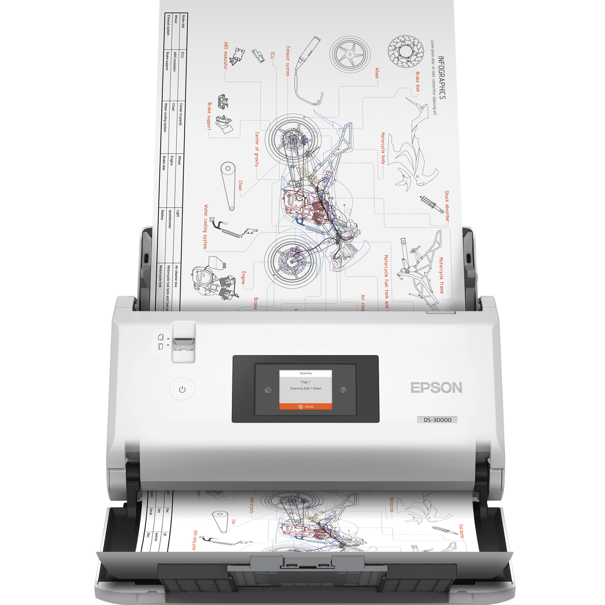 Escáner documental Epson WorkForce DS-30000 A3