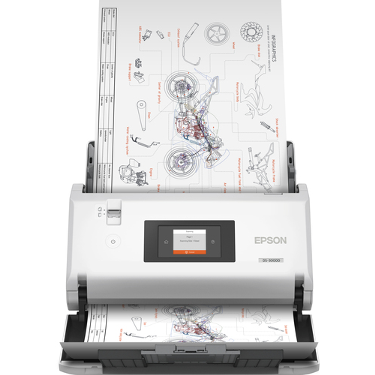 Escáner documental Epson WorkForce DS-30000 A3 - vista 2