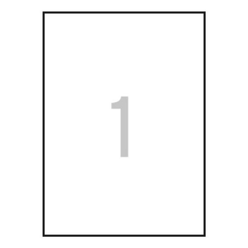 Etiqueta adhesiva Apli 210 × 297 mm 1215
