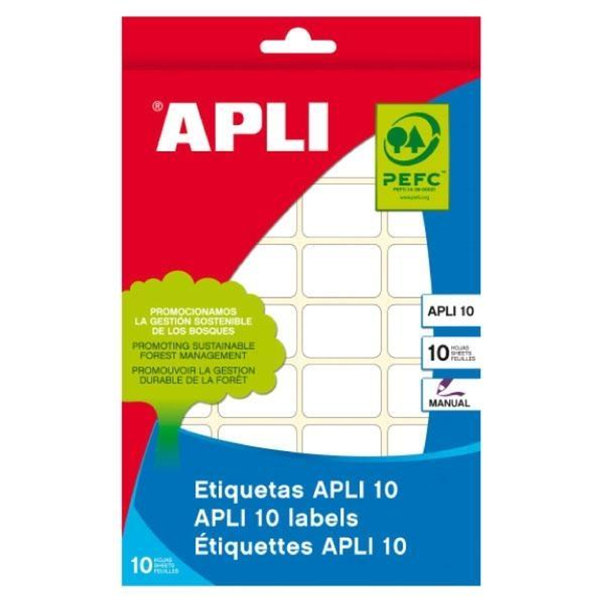 Etiqueta adhesiva Apli 22 × 32 mm 1644