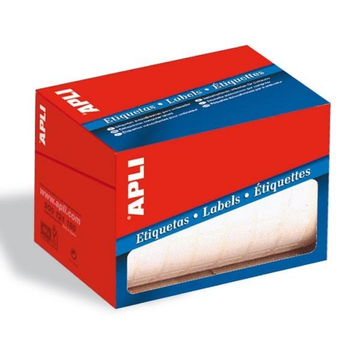 Etiqueta adhesiva Apli 34 × 67 mm Blanco 1695