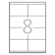 Etiqueta adhesiva Apli 70 × 37 mm Blanco 1783