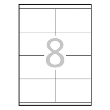 Etiqueta adhesiva Apli 70 × 37 mm Blanco 1783