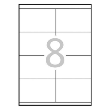 Etiqueta adhesiva Apli 70 × 37 mm Blanco 1783