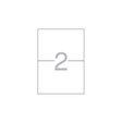 Etiqueta adhesiva Apli 210 × 148 mm Blanco 1787