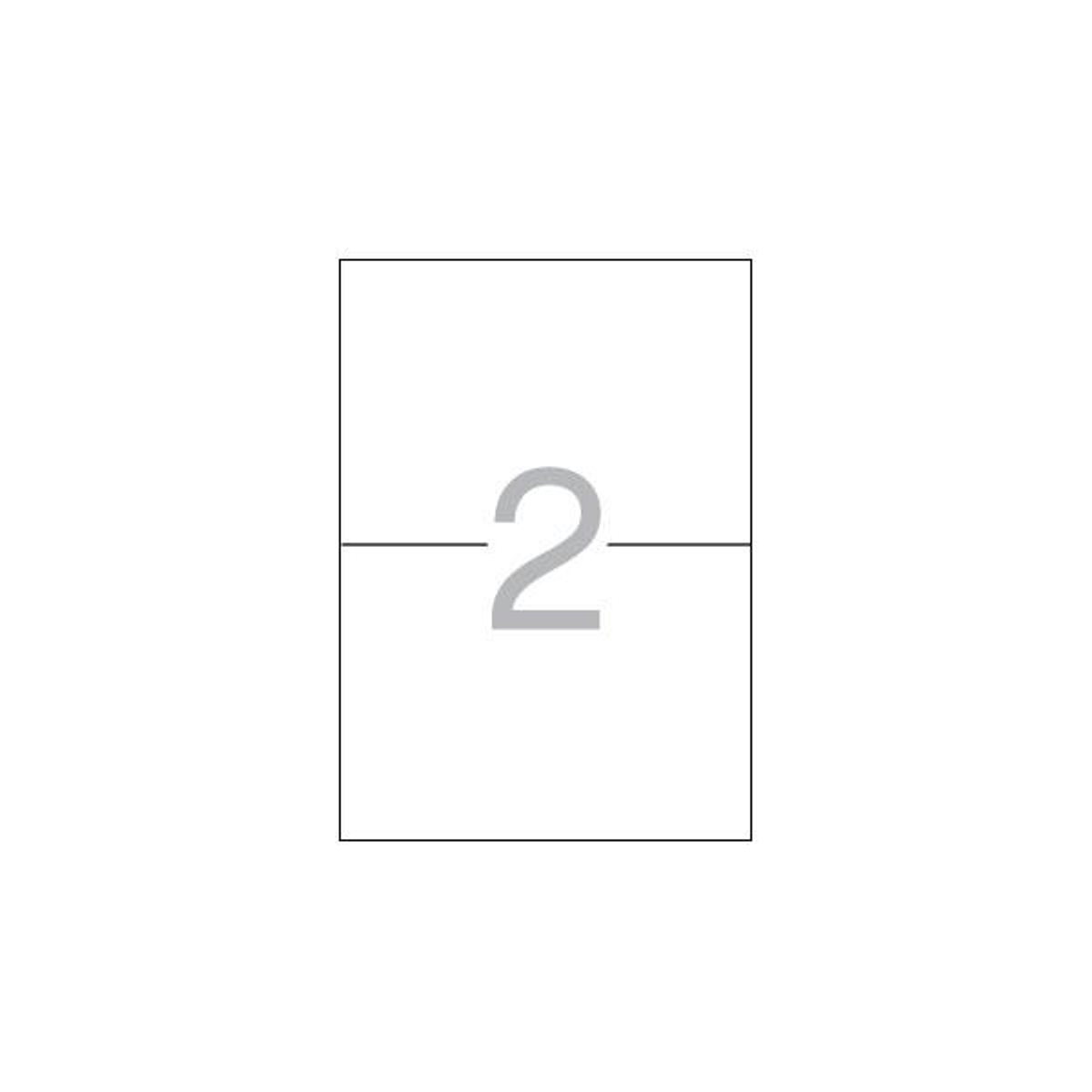 Etiqueta adhesiva Apli 210 × 148 mm Blanco 1787