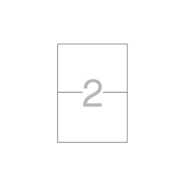 Etiqueta adhesiva Apli 210 × 148 mm Blanco 1787