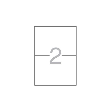 Etiqueta adhesiva Apli 210 × 148 mm Blanco 1787