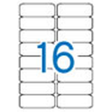 Etiqueta adhesiva Apli 99.1 × 34 mm Blanco 2418 - vista 2