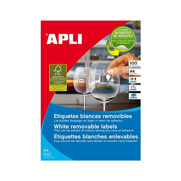 Etiqueta adhesiva Apli 97 × 42.4 mm 3057