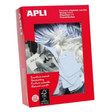 Etiqueta adhesiva Apli 28 × 43 mm Blanco 391
