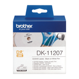 Etiqueta adhesiva Brother 58 × 58 mm Negro sobre blanco DK11207 - vista 2