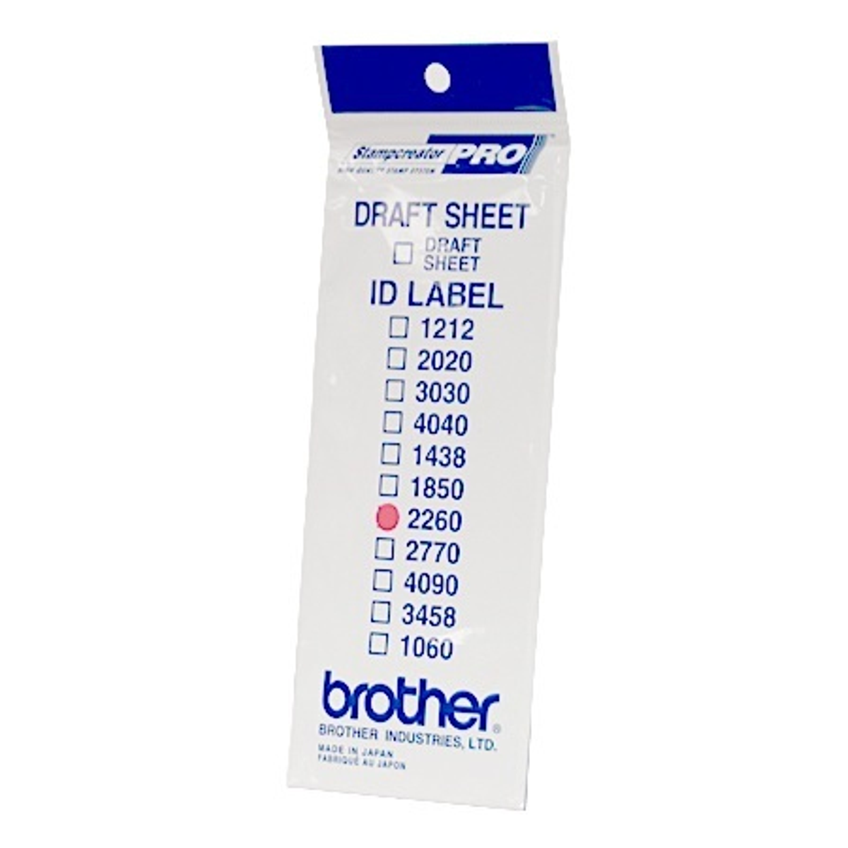 Etiqueta adhesiva Brother 22 × 60 mm ID2260