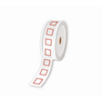 Etiqueta adhesiva Brother 100 × 100 mm Blanco y Rojo LTZ12100FGHS