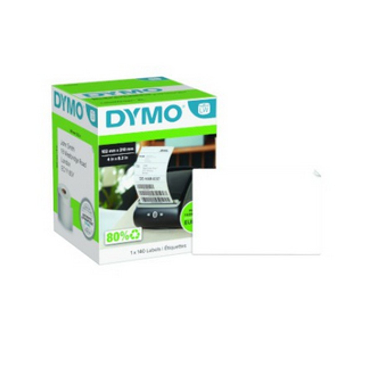 Etiqueta adhesiva Dymo 102 × 210 mm Blanco 2166659