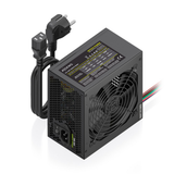 Fuente de alimentación AISENS ATX 500W con cable Negra