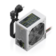 Fuente de alimentación AISENS ATX 500W con cable Plata