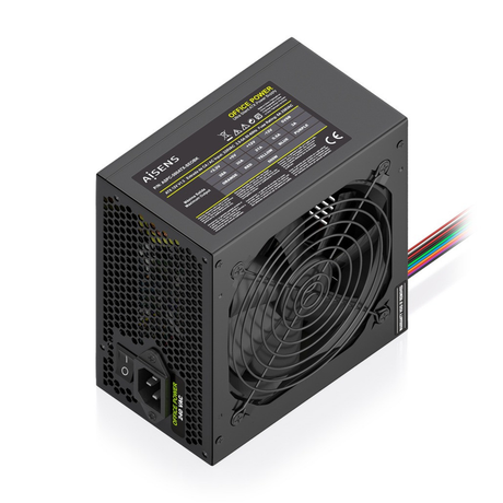 Fuente de alimentación AISENS ATX 500W OEM Negra