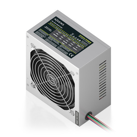 Fuente de alimentación AISENS ATX 500W OEM Plata - vista 2