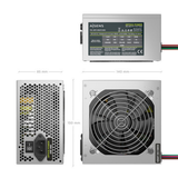 Fuente de alimentación AISENS ATX 500W OEM Plata - vista 3