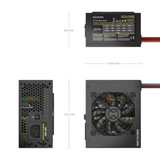 Fuente de alimentación AISENS SFX 500W OEM Negra - vista 3