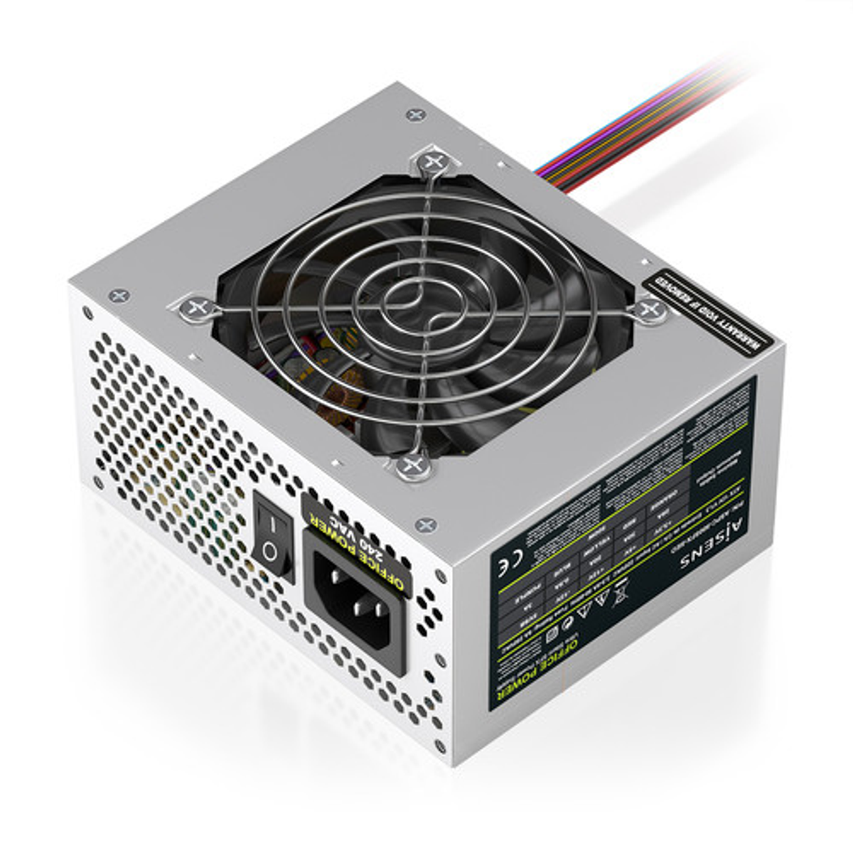 Fuente de alimentación AISENS SFX 500W OEM Plata - vista 2