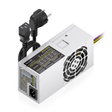 Fuente de alimentación AISENS TFX 500W con cable Plata