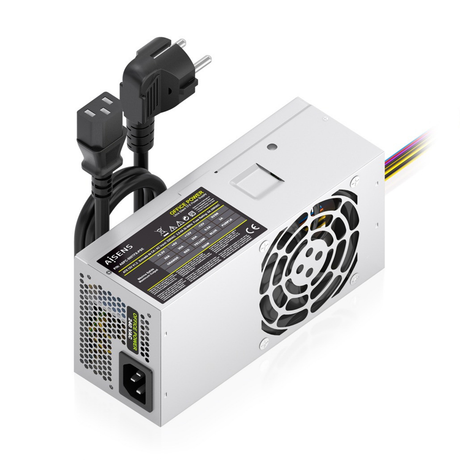 Fuente de alimentación AISENS TFX 500W con cable Plata