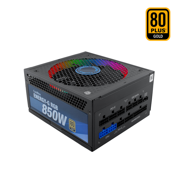 Fuente de alimentación CoolBox Energy-g 850W RGB 80+GOLD