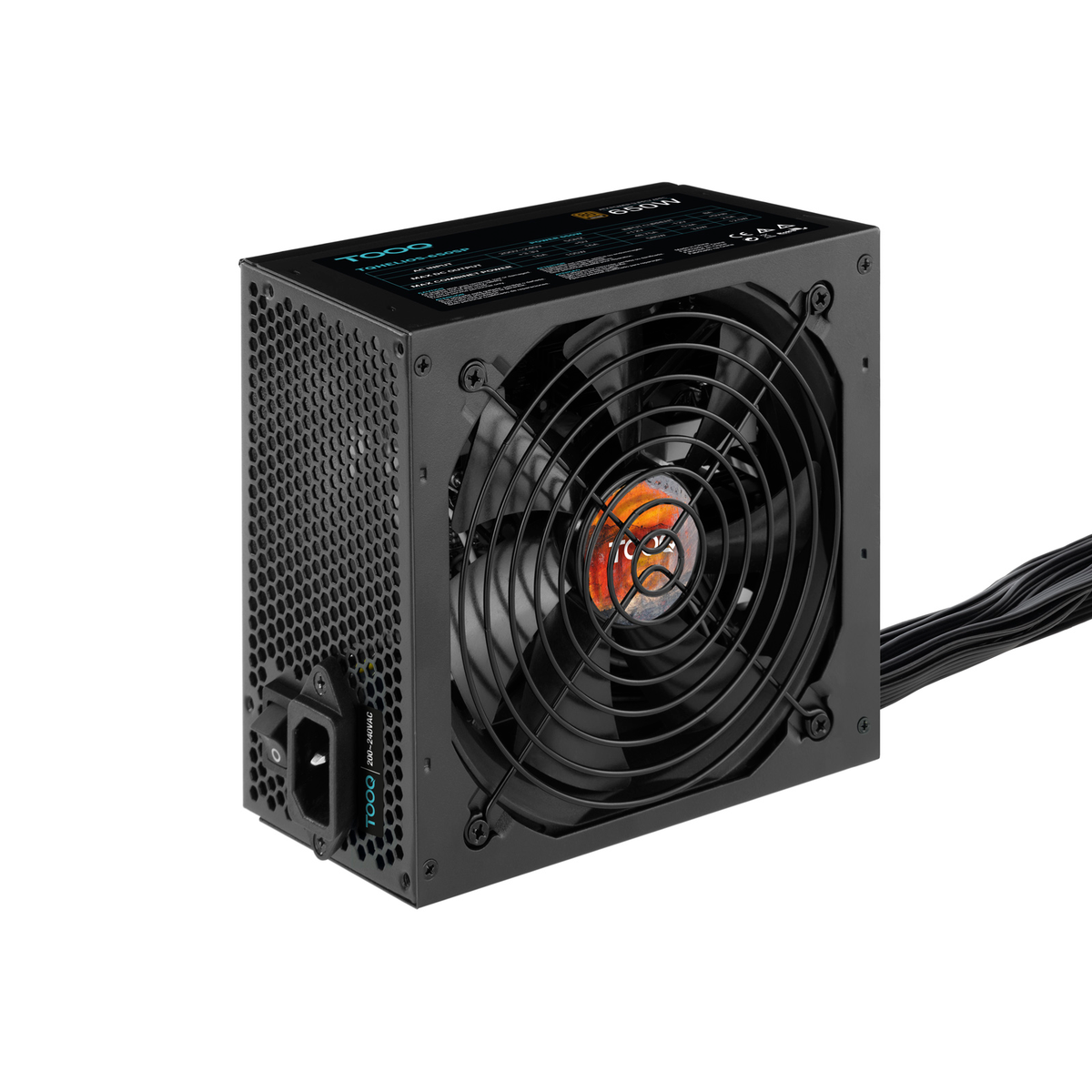 Fuente de alimentación TooQ ATX 650W APFC 80PLUS Bronce