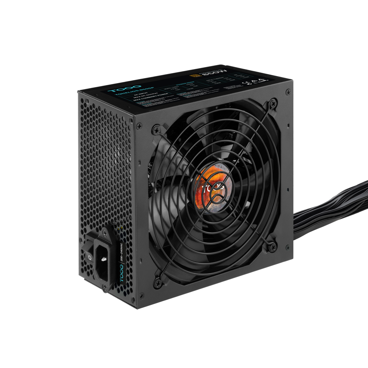 Fuente de alimentación TooQ ATX 850W APFC 80PLUS Bronce