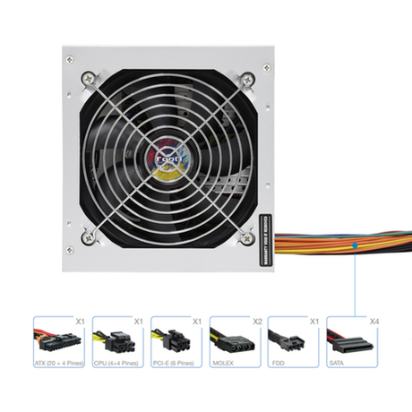 Fuente de alimentación TooQ TQAPOLO-500SP 500W - vista 3