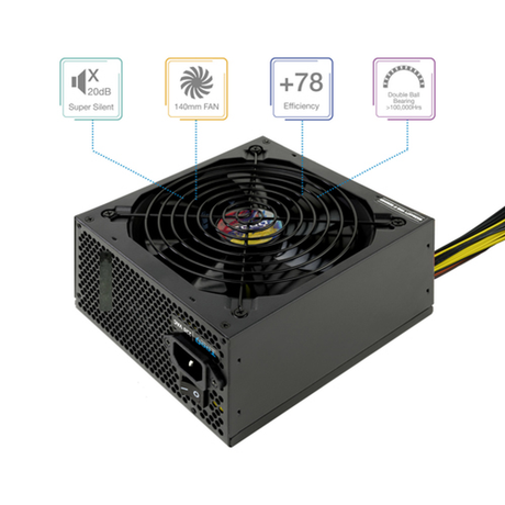 Fuente de alimentación TooQ TQAPOLO-650SP 650W - vista 2