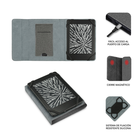 Funda para eBook Subblim SUB-CUE-1EC100 6" Gris - vista 2
