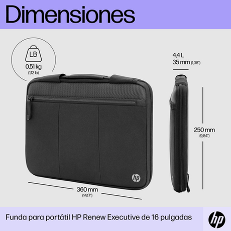 Funda para portátil HP 6B8Y3AA 14,1" Negro - vista 5