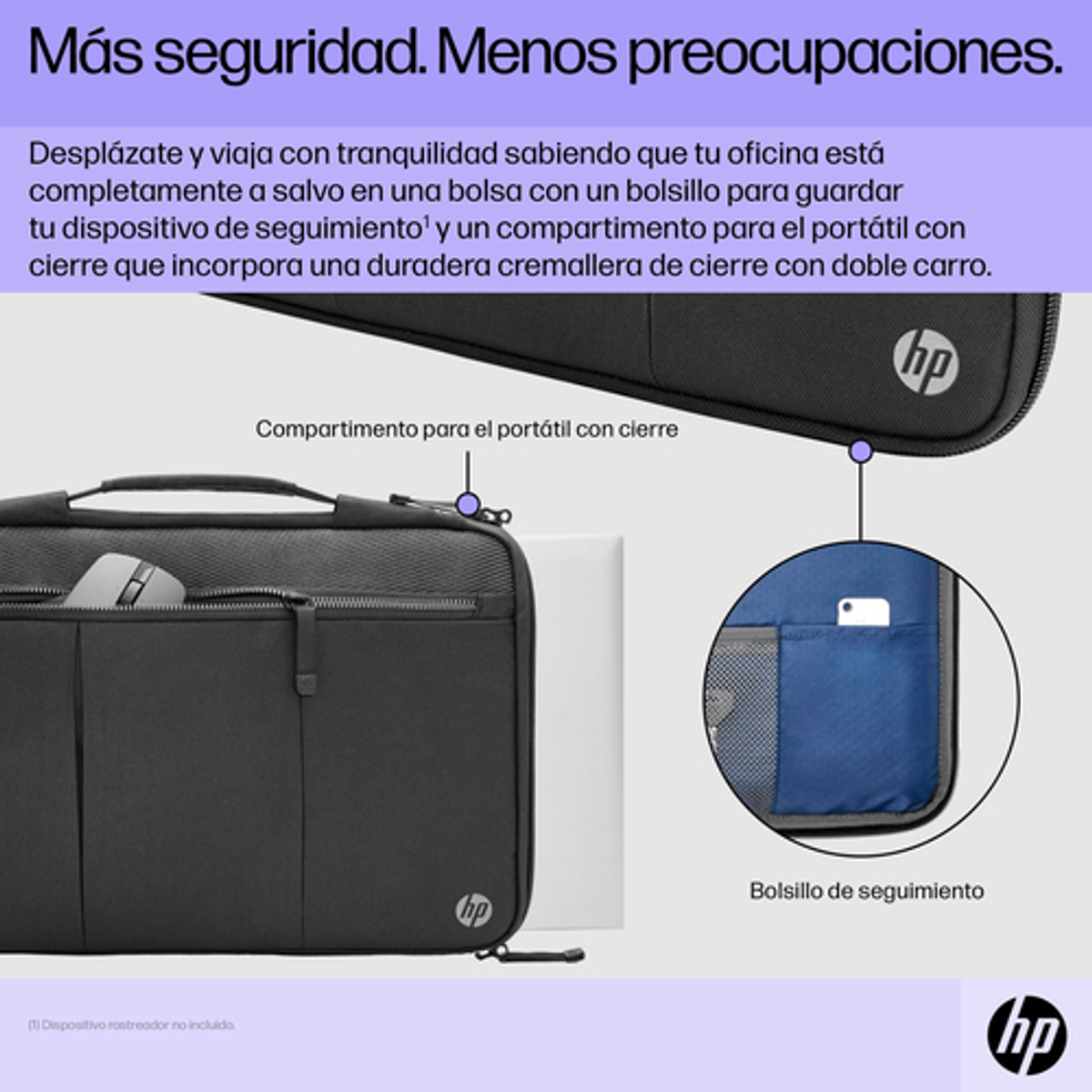 Funda para portátil HP 6B8Y3AA 14,1" Negro - vista 6