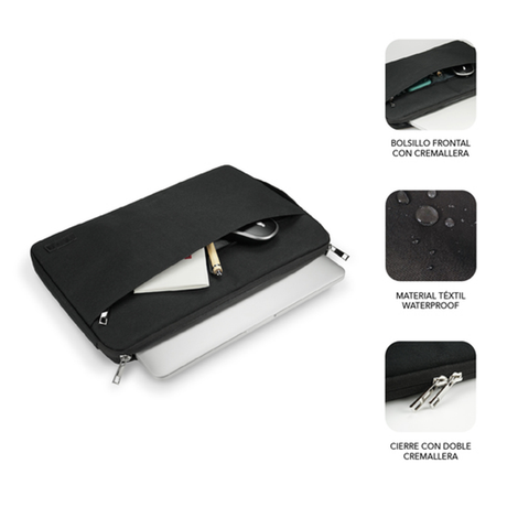 Funda para portátil Subblim SUB-LS-0PS0101 15,6" Negro - vista 2