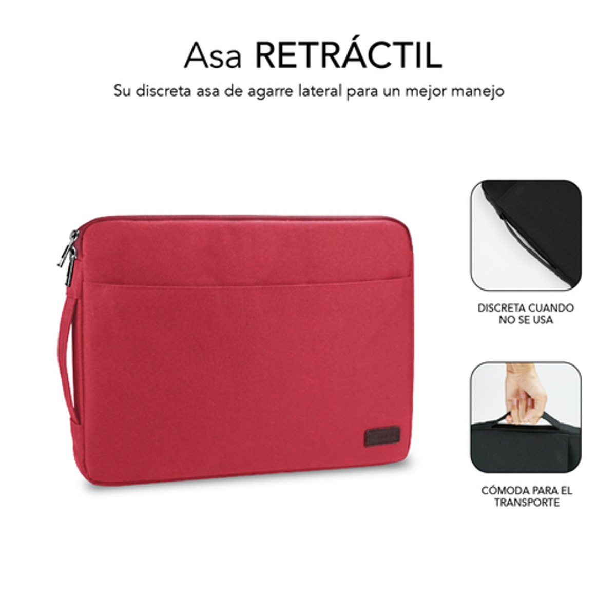 Funda para portátil Subblim SUB-LS-0PS0103 15,6" Rojo - vista 3