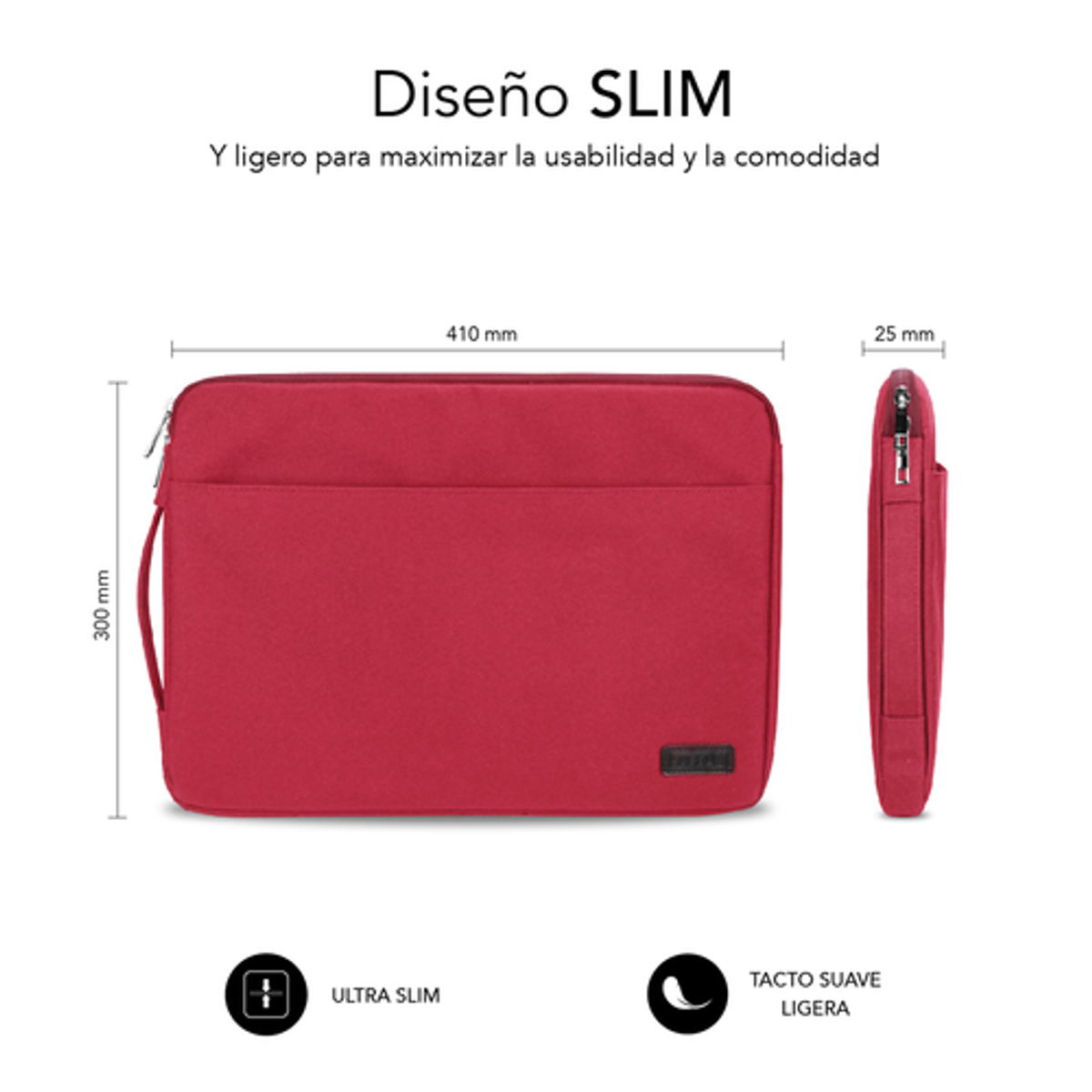 Funda para portátil Subblim SUB-LS-0PS0103 15,6" Rojo - vista 4