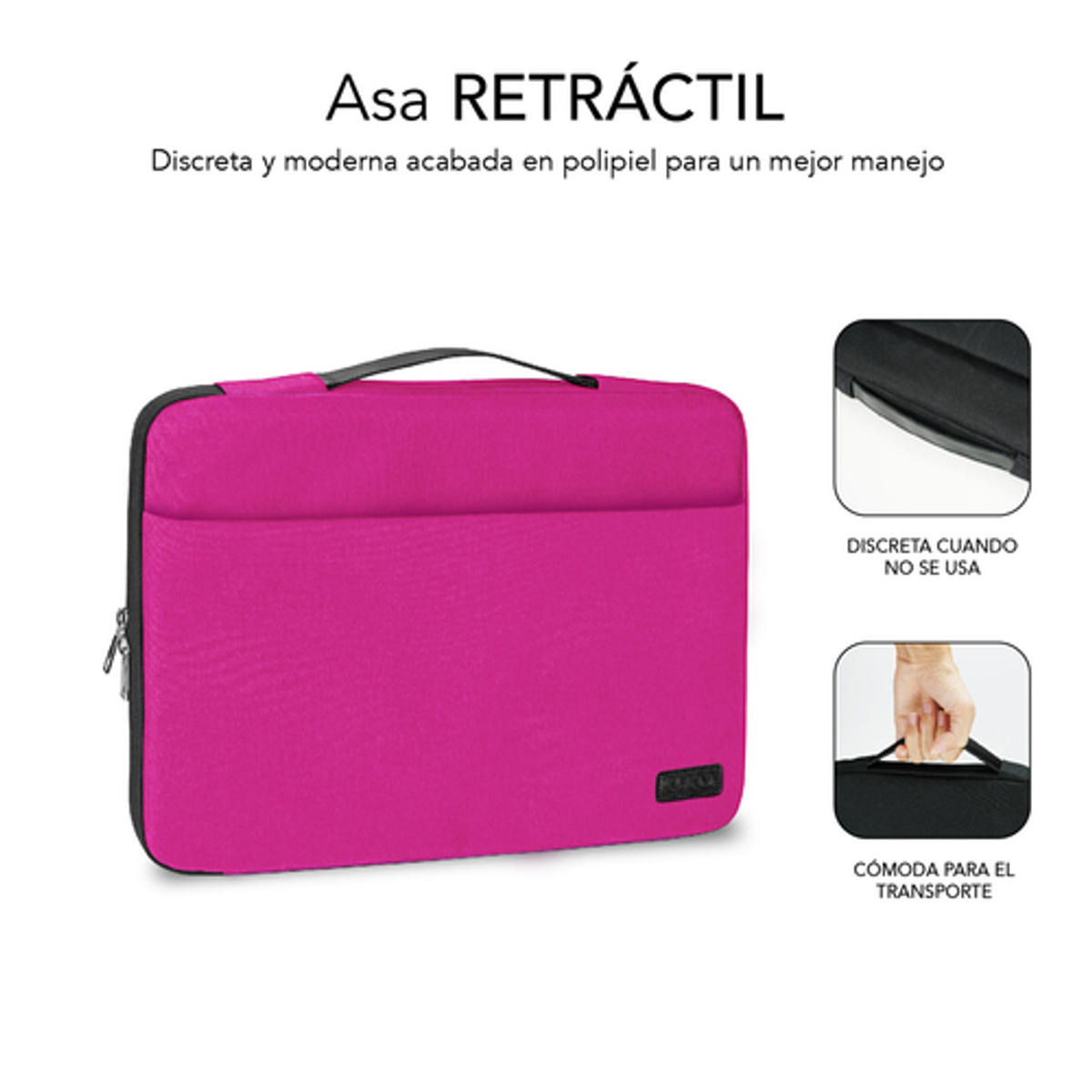 Funda para portátil Subblim SUB-LS-0TS0101 15,6" Rosa - vista 3