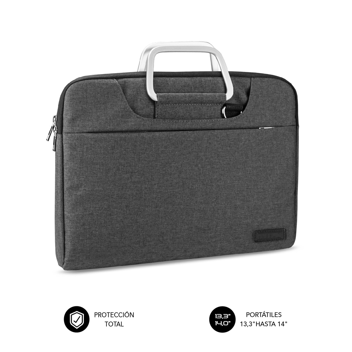 Funda para portátil Subblim SUB-LS-1BS0002 13,3"–14" Gris